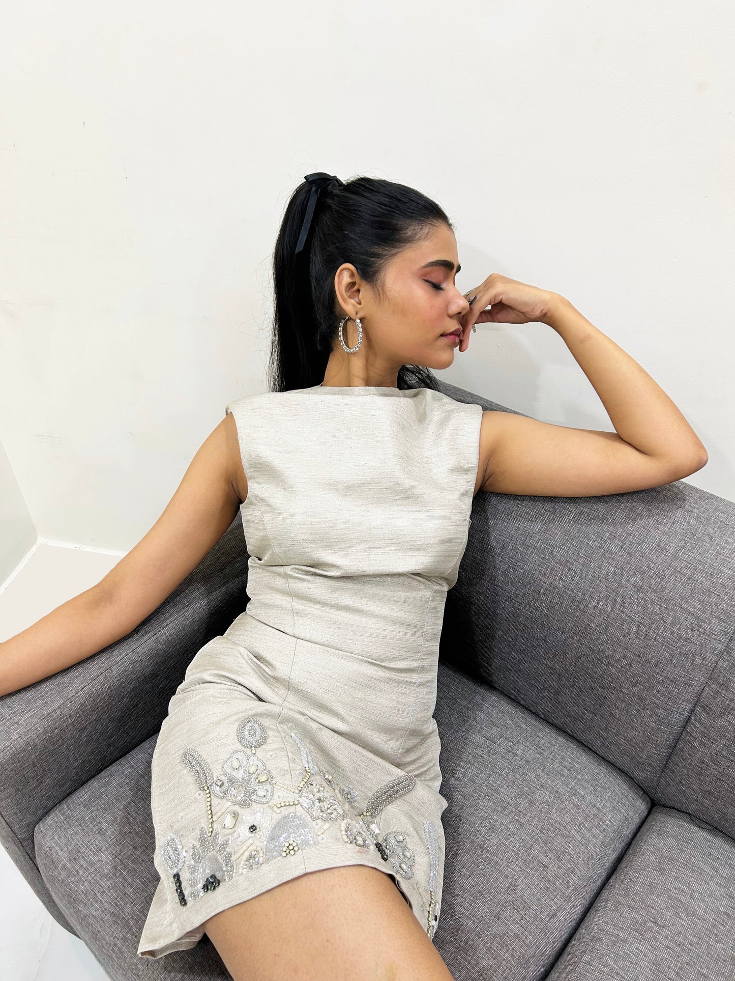 Silver Edge Dress
