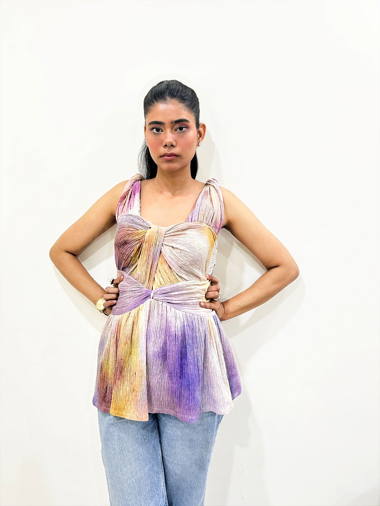Sunset Draped Top