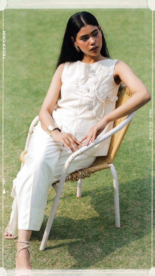 Ivory Bloom Co-ord Set