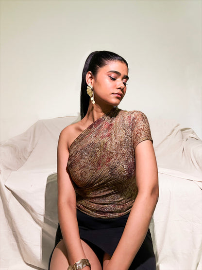 Molten One Shoulder Top
