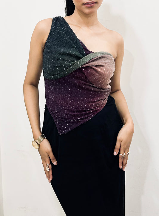 Gradient Drape Top