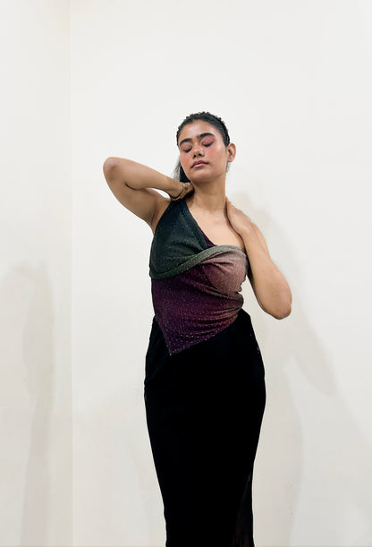 Gradient Drape Top