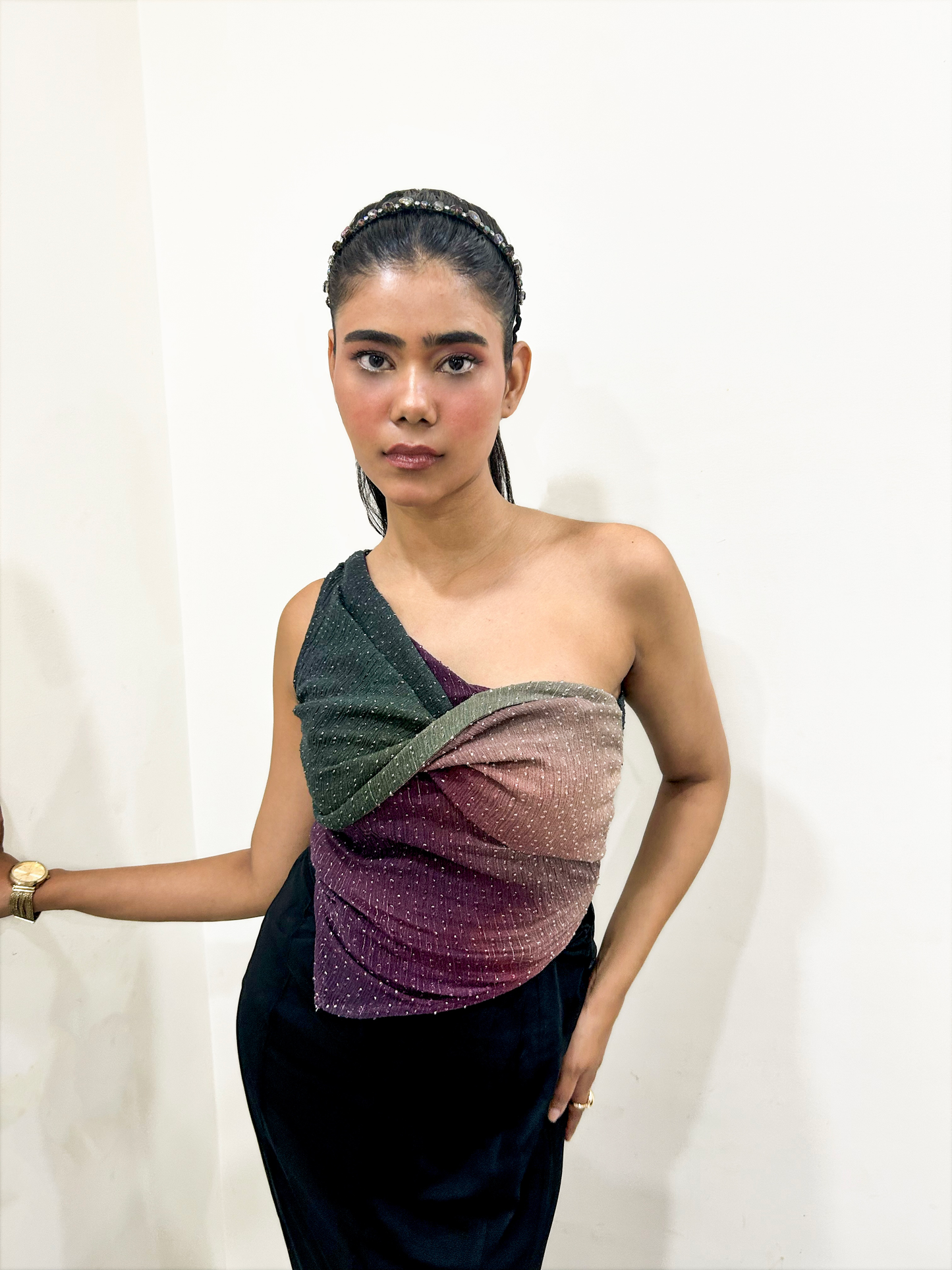 Gradient Drape Top
