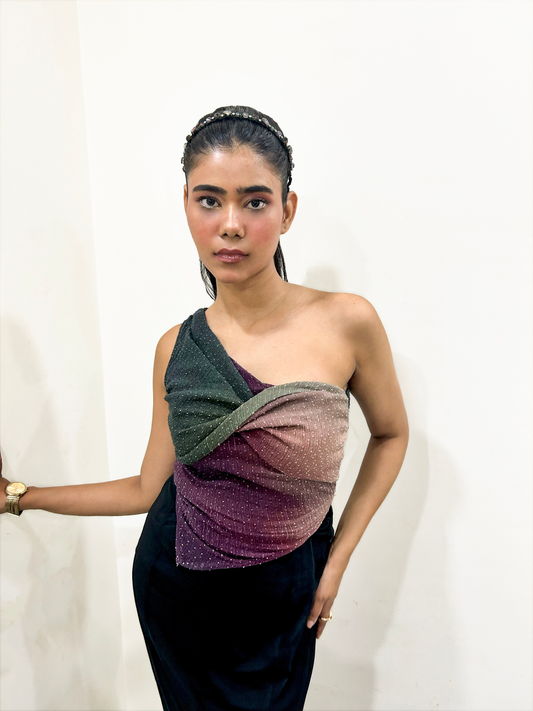 Gradient Drape Top