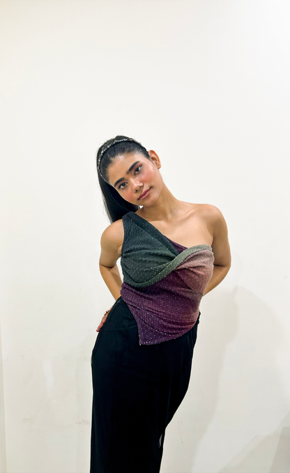 Gradient Drape Top