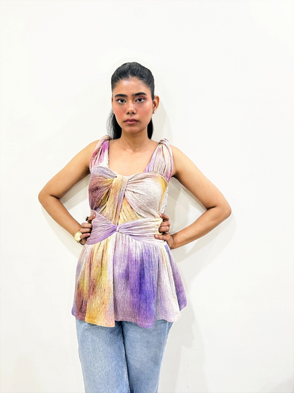 Sunset Draped Top