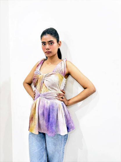 Sunset Draped Top